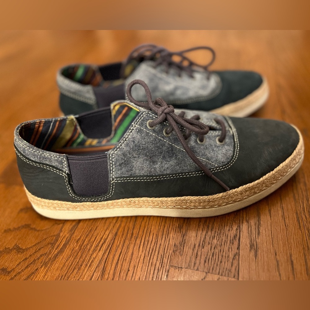 UGG mens Wixson espadrille Nubuck & canvas shoes size 10